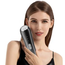 뷰티 고주파 마사지기 EMS 이온토포레시스 얼굴 미용기 고주파 얼굴 피부 관리기 다기능 피부 마사지기, 흰색, R13