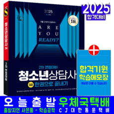 청소년상담사 3급 2차 면접시험 자격증 책 교재 기출사례해설 2025, 시대고시기획