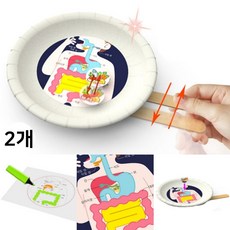 음식물의 소화기관 여행 만들기 자석 인력 과학실험 소화과정 학습 인체내부 모형 (2인용)