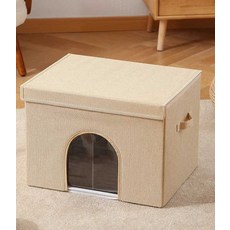 고양이 상자 쿨링 박스 냉각 숨숨집 만들기 수면 여름용 반려묘 시원한 1. A(35x40x50cm 아이스팩 12개)