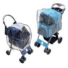 寵物推車雨罩 透明防雨罩, 1個, 輕巧型寵物推車用-AL02