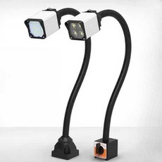 호스형 조명 램프 자바라 작업등 LED 수리조명 선반 스탠드 프레스, 27)스위치자석12W/220V/500MM