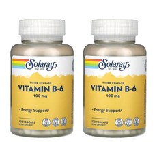 솔라레이 비타민 B6 100mg 캡슐 120정, 2개