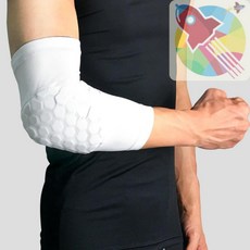 MT5 팔꿈치 액션 보호대 1P 팔꿈치보호대쿠션, 블루-L, 1개