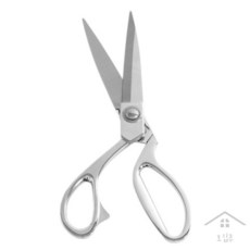 살림탐구 스텐 재단가위 24cm 실버 원단