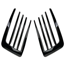 폭스바겐 골프 7 MK7 GTI 13-16 광택 블랙 ABS 범퍼 안개등 그릴 차체 키트 호환, 글로스 블랙