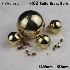 단단한 황동 H62 정밀 금속 381 175 763 35 525 10 12 15 875 25 30MM 라운드 비즈, 20mm (1PCS), 1개
