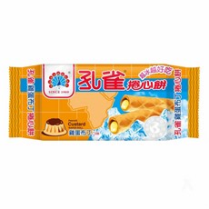 孔雀 乖乖 捲心餅 雞蛋布丁口味, 63g, 1包