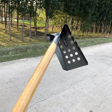 하수구삽 배수로삽 정화조 청소 농업용 삽, 작은 정사각 청소 도구 + 1.4m 손잡이