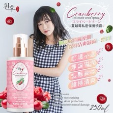 Buticurii 私密潔淨護理慕斯系列, 1個, 蔓越莓私密噴霧250ml