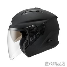 ZEUS 瑞獅 ZS-613B 半罩安全帽 內墨片 內襯全可拆, 消光黑