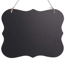 可掛式雙面留言黑板 留言板 展示牌 告示牌 廣告黑板 掛式黑板 菜單 價目板, 花邊（一入，雙面可書寫）