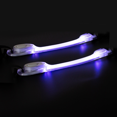 모가펫 강아지 야광 LED 밴드 목걸이 2개, 화이트 (MOP-030 WH)