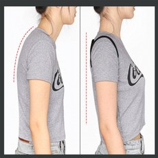 채우기 말린 어깨 지지 밴드 라운드숄더 S