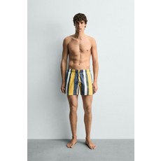 Zara 자라 스트라이프 미디 스윔팬츠 - 멀티컬러 8574/468/330