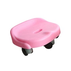 니본_클린체어-5발 청소의자/ 이동식 만능 앉은뱅이 좌식의자, 핑크
