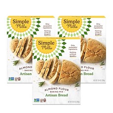 Simple Mills Almond Flour Baking Simple Mills Almond Flour Baking Mix Gluten Free Artisan Bread Mi, 4.72kg, 1개