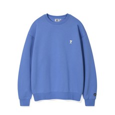 와키윌리 WACKY WILLY 시그니처 키키 와펜 맨투맨 블루