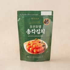 피코크 조선호텔 특제육수 총각김치 1kg 냉장, 3개