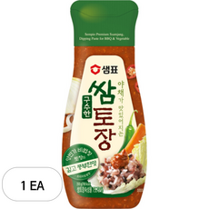 샘표 구수한 쌈토장 튜브형, 350g, 1개