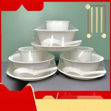 간편한 캠핑 식기 세트 일회용 그릇 접시 모음