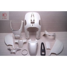 EG部品 110/100 LEA 機車車殼 珠白 烤漆 (附發票), 1個
