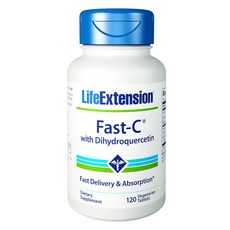 LIFE EXTENSION Fast-C 二氫槲皮素素片, 120顆, 1罐