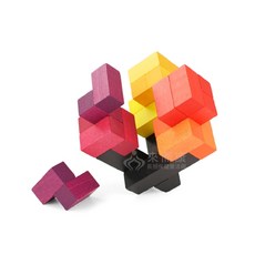 來而康 玩偶的家 playable art 藝智平衡組 太陽 A0422 平衡 積木 創造 藝術 遊戲 玩具, 1個, 木紋