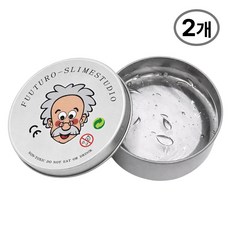 KC인증 퍼티 슬라임 박사퍼티 손에 안 묻는 유리퍼티, 투명, 45g, 2개 투명, 45g, 2개