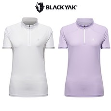 [블랙야크]24년SS 하절기 냉감 여성 M란드아이스우븐집업티S2 1BYTSM4536