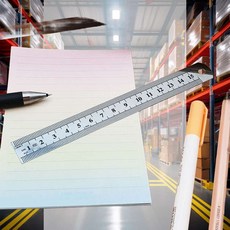 스틸자 15cm 도면 커팅자 눈금자 직자 스텐자 목공