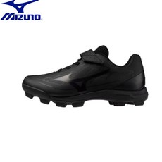 Mizuno 兒童棒壘球鞋 黑 魔鬼氈
