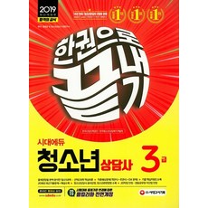 시대에듀청소년상담사 3급 한권으로 끝내기(2019), 시대고시기획, 청소년상담사 수험연구소