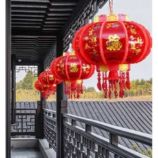 전통등 중국 랜턴 장식 개업선물 등불 명절 축제, 50 (푸 브랜드 펜던트) 한 쌍