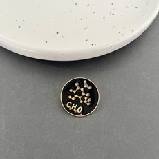 科學主題金屬胸針 圓周率π徽章 個性化書包配飾, R145, 1個