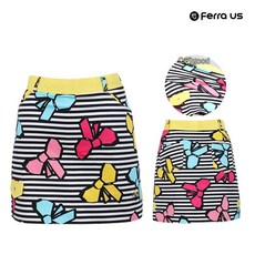 페라어스 여성 골프 스판 리본패턴 스커트 ASBU4165R7