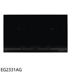 SAKURA櫻花雙口觸控式電陶爐，簡約時尚，多段火力，易清潔玻璃面板，安全節能, Free, EG2331AG