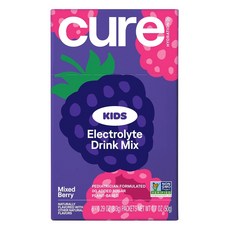 cure HYDRATION 兒童電解質飲品粉 綜合莓果 6入, 1個, 50g