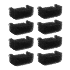 8pcs 고양이 분수 교체 애완 동물 폼 필터 스폰지 폼 필터 애완견 고양이 분수를위한 8pcs 스폰지 필터, 검은색, 1개