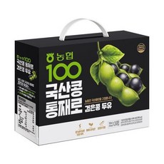 농협 100 국산콩 통째로 검은콩 두유, 190ml, 96개