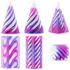 하루템 불가능한 통과 피젯 퍼즐 3D 착시 브레인티저 6종 세트, 선셋, 1개