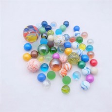 구슬 빈티지 컬러 클립 게임 구슬 멀티 믹스 체커 유리 구슬, 색깔3, 표준 기준 표준 규격, 1개