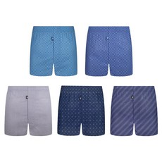 TRY 남성용 크리스코튼 순면 트렁크팬티 5종세트