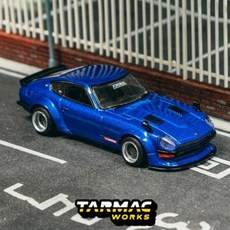 타막웍스 1/64 닛산 페어레이디 Z S30 Widebody Blue - Designed by Jon Sibal - GLOBAL64, 1개