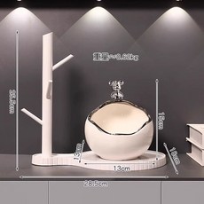 米奇造型門口鑰匙收納擺件，鞋櫃置物架裝飾, 1個, 小熊收納+鑰匙架