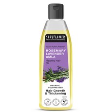 Soulflower Soulflower Rosemary Lavender Amla Hair Oil for Hair nourishment & Hair thinning care Dand, 1개, 100ml