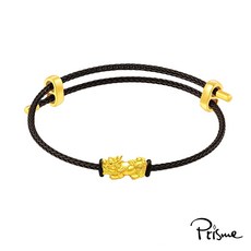 Prisme Gold 男士黃金手環 (金重約0.08錢)