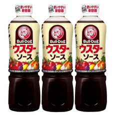 BullDog 우스타 소스, 500ml, 3개