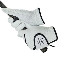 양손 골프장갑 미켈란젤로 남성용 양손 반양피 골프장갑 양손1켤레 골프/파크골프/테니스 외 각종 스포츠용 장갑, 화이트, 1세트