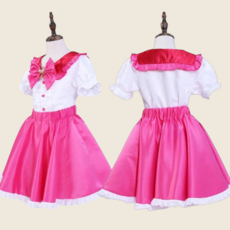 로미공주풍 드레스 만화 코스프레 코스튬 제작 드레스 투피스